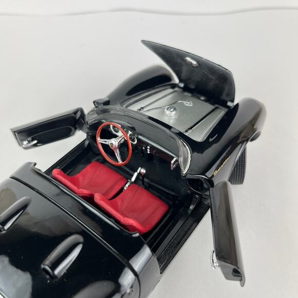 Maisto 1955 Porche 550A Spyder Die Cast Convertible In Black - Picture 7 of 8